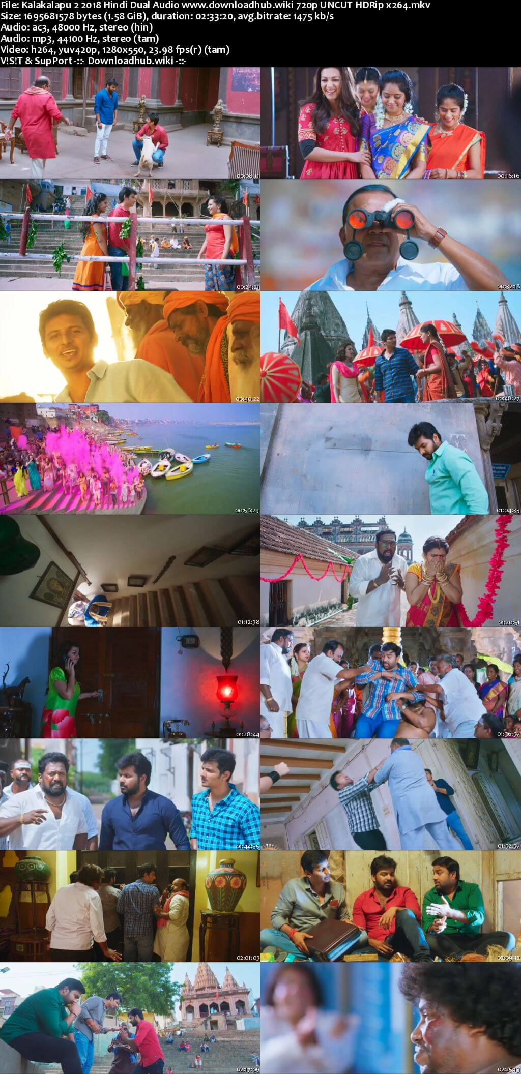 Kalakalapu 2 2018 Hindi Dual Audio 720p UNCUT HDRip x264